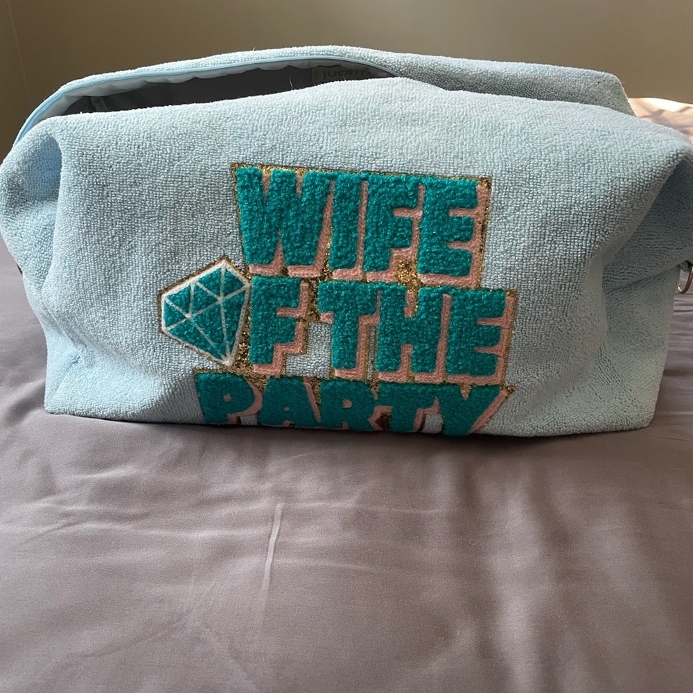 Blue 'Wife of the Party' Bag